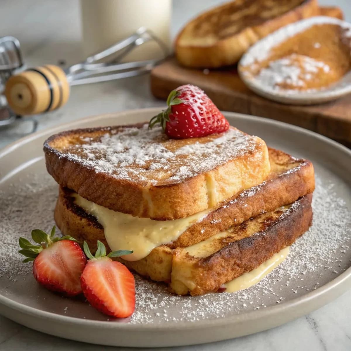 French toast from the Corner Bagel menu.