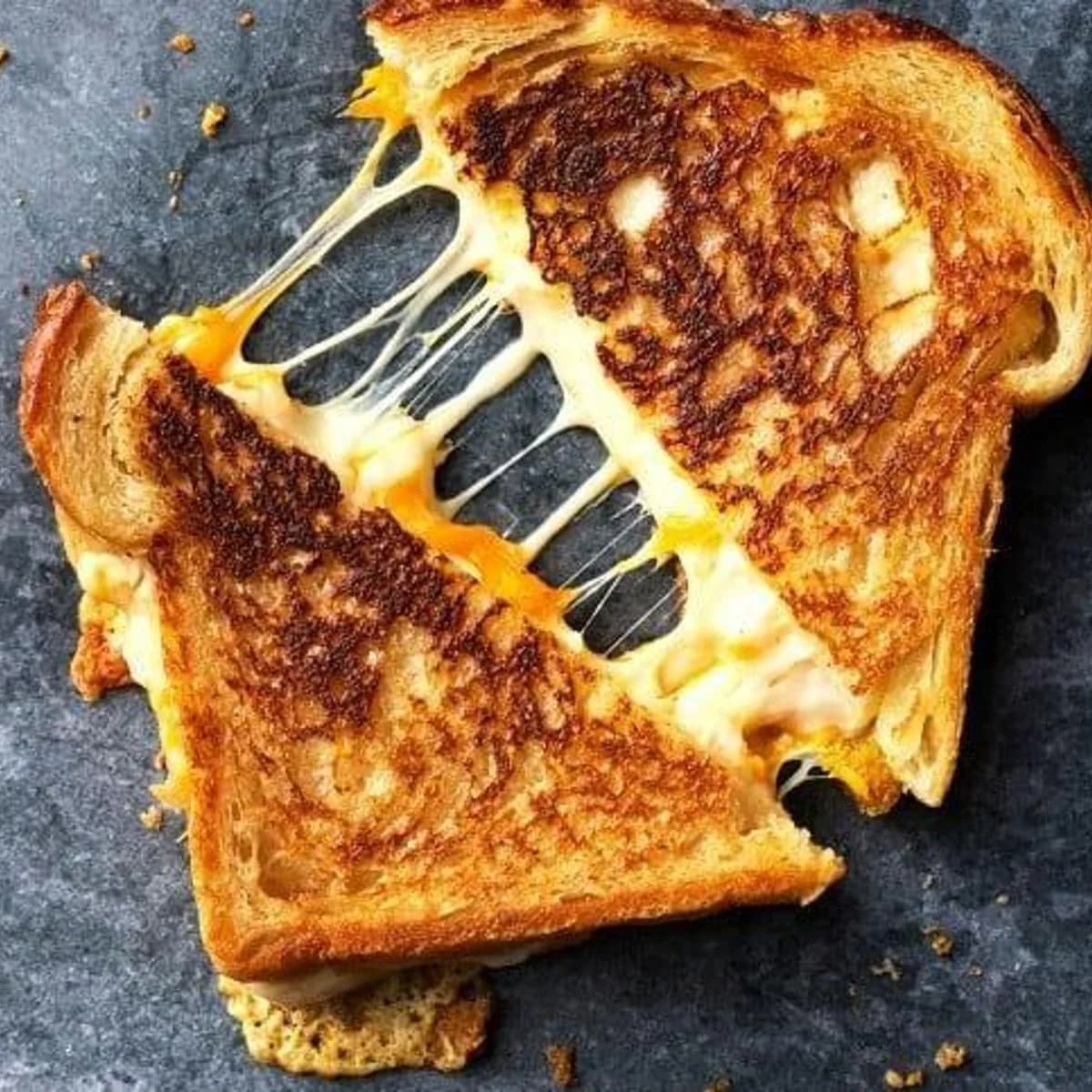Grilled cheese from the Corner Bagel menu.